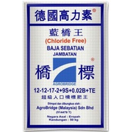 Baja Buah Agrobridge Blue Special 12-12-17-2-9S+0.02B+TE - 1kg