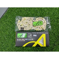 RANTAI 415 HD GOLD AJI RACING CHAIN SIZE 122L / 132L , RANTAI MOTOR , RANTAI AJI RACING , RANTAI GOL
