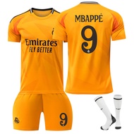 2025 2425 Real Madrid Away Football Jersey No. 5 Bellingham 7 Vinicius 11 Rodrigo 9 Mbappe Jersey