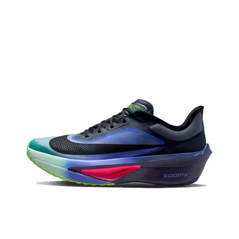 Nike Zoom Fly 6 Support Casual Running Shoes Men's Black Blue IO9572-400
