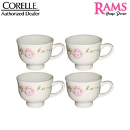 Corelle 4 Pcs Porcelain Cup & Saucer Set / 4 Pcs Loose Porcelain Cup / Drinkware / Tableware / Serve