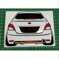 STIKER KERETA VIOS PUTIH (DUGONG)