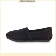 Toms Shoes Linen Shoes Stripe Color Mules Casual Women Flat Shoes