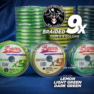 [MSF] Boytep 9x Braided Line 100m | Casting Jigging PE Braided Ultralight Angler Benang Pancing | Re