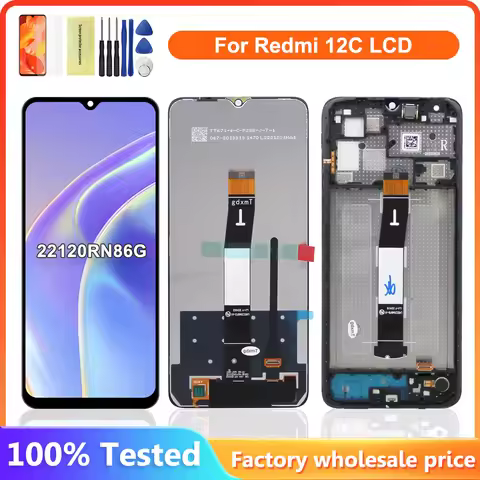 6.71" For Xiaomi Redmi 12C LCD Display Touch Screen Digitizer Assembly Replacement For Redmi 12c Dis