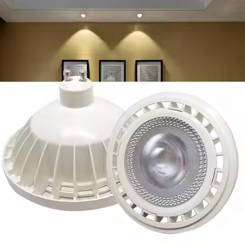 Super bright AR111 LED Spotlight Down-Lamp QR111 Downlight G53 GU10 Base AC 220V High quality Warm w