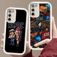 Case for Samsung J6 A31 A02 A02S M02S A03 Core A03S F02S A51 A71 M02 J4 Plus Soft White E25 ACDC Ban