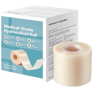 Hydrocolloid Roll, Medical Grade Hydrocolloid Roll, 5 x 5 cm, Breathable Hydrocolloid Dressing, Sili