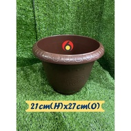 Round Flower pot Pasu plastik bulat 园艺塑料花盆 Pasu Murah PAGAR PLASTIK ALAS PASU