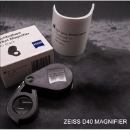 Zeiss D40 Magnifier Pocket Loupe  From German 10X Zoom In World's Top 1 Popular Camera For Viewing D