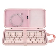 Geekria Slim Keyboard Case Compatible with LOFREE Flow Lite 84, MX Mechanical Mini, MelGeek O2, IQUN