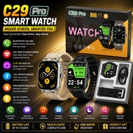 C29 Pro LAXASFIT Smart Watch Bluetooth Calling Health Monitor Step Counter Sports Fitness Tracker Wa