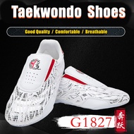 ̅Unisex High Quality Breathable Men Women White Taekwondo Shoes Martial Arts Sneaker Kids Sport Shoe