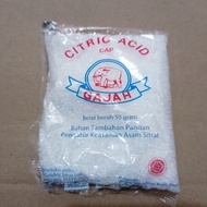 Citric Acid Citric Acid Cap Gajah 50gr