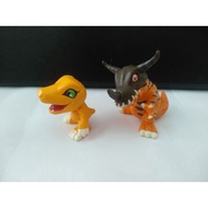 Digimon Bandai Figure Agumon and Greymon Old Cage