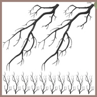 12 Pcs Crafts Fake Twigs Tree Branch Decorative Sticks for Simulated Branches Coral Plastic Hallowee