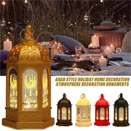 Castle Style Candlestick Ornament Festival Arabic Style Decoration Creative Ornament Z8q4
