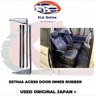 ESTIMA ACR50 DOOR WINDOW MOULDING RUBBER OUTER/INNER USED