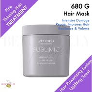 Shiseido Professional Sublimic Adenovital Hair Mask 680g - For Thinning Hair • Intensive Damage Repair, Improves Hair