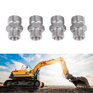 onebuycart Yechiry 4Pcs M14 to M16 Fitting Adapter 115757 Hydraulic Attachment Fittings Thread Conne