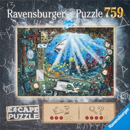 Ravensburger Escape Puzzle Submarine - 759 Piece Jigsaw Fun for Kids and Adults 12+ | Unique Escape 