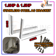 STAINLESS STEEL AIRCOND OUTDOOR BRACKET 1.0HP - 1.5HP 1SET 1HP - 2HP AIR COND BRACKET AIR CONDITIONER