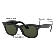 Ray-Ban Wayfarer - RB2140F 901 - Sunglasses