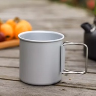 Light weight Camping Mug Mountainhiker Aluminium Alloy Water Cup Tea Cup Coffee Mug With Foldable Ha