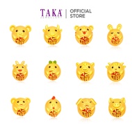 TAKA Jewellery 999 Pure Gold Zodiac Charm