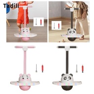 Tadill Bounce Ball with Light, Handle, Non-slip, Cute, Quiet, Springboard, Great Jumping Toy  Perfec