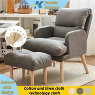 【Heightening Style】Lazy sofa single person sofa chair small sofa lounge chair bedroom dormitory computer chair household multifunctional foldable back chair