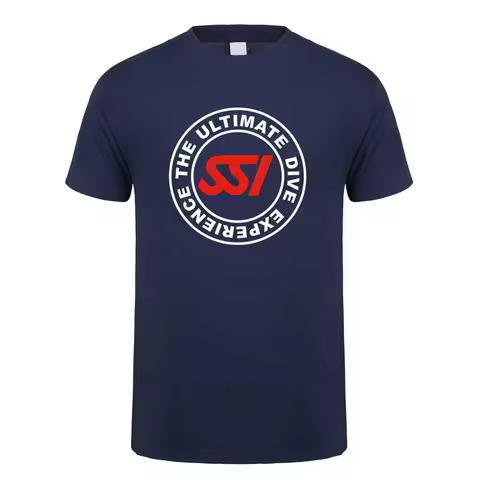 Scuba Diving Dive SSI T Shirts polyester breathable top for sports, casual wear, easy to maintain cl