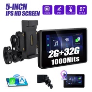 ✨Latest✨ 7'' Motorcycle Android Navigation 2+32G IPS HD Display IP67 Waterproof Dual Cameras Remote 