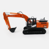 เครื่องขุดของเล่นอัลลอยจำลอง ZAX210รถขุดฮิตาชิของเล่น ZAXIS210 Hiasan Mobil ของเล่นรถขุดดินอัลลอยโมเดล1:35