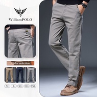 WilliamPOLO-Men's Three-Color Spring Autumn New Style Stretch Slim-fit Straight Pants-Q8-6606-6