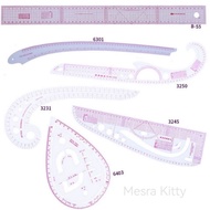 Multi-function Sewing Rulers Transparent French Curve Ruler Tailor Curve Ruler
