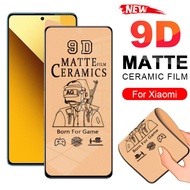 Xiaomi Mi Redmi Note 13 12 11 Pro 12S 11S 9D Full Glue Matte Ceramics Soft Screen Protector Film