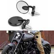 7/8 "22 mét xe máy Thanh tay cầm kết thúc gương cho Chopper Bobber clubman Cafe racer Biker gương ch