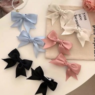 (2pcs) Satin Ribbon Butterfly Hair Clip New Hairclip for Woman Ribbon Hair Clip Sweet Hair Clip Clam