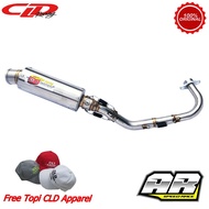 Racing Motorcycle Exhaust CLD Racing Mio J Mio M3 Soul GT X ride Xeon C2 Oval