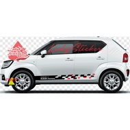 SUZUKI Latest Ignis car cutting stickers Ignis car stickers
