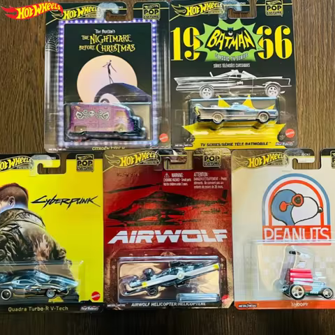 Hot Wheels HXD63-M Pop Culture Cyberpunk 2077 The Nightmare Before Christmas Airwolf Batman Batmobil