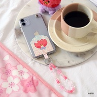 BT//21 Monopoly Cherry Blossom Phone TAG Water Keyring Figure Passport Case Keyring