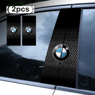 2Pcs Car Window Door Column BC Pillar Post Cover Trim Sticker Decoration Suitable for BMW X1 X2 X3 X