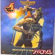 【全賣免運】HotToys HT 1/6銀河護衛隊 火箭浣熊shu人 裝vip版MMS254