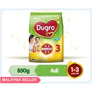 READY STOCK WE SHIP EVERYDAY 2 Pek Susu Tepung Formula Dumex Dugro 3 asli 850g X 2 (1-3 Thn)