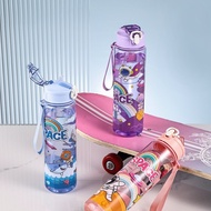 800ml Space Kids School Water Bottle Astronaut Sport Drink Bottle BPA Free