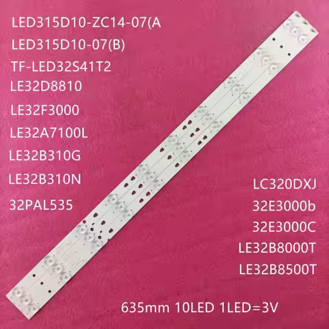 Led подсветка LED315D10-07(B) 30331510219 for LE32M600 32E3000B 32E3000C Mystery MTV-3223LT2 Telefun