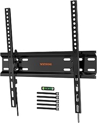 TV Wall Bracket Mount for 26-60 Inch LED LCD OLED Flat & Curved TVs WHYFONE Low Profile Tilt TV Wall