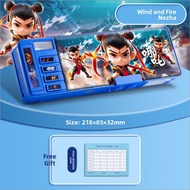 LOOM LUXE | AI Foreign Shan Hai Jing Design Wooden Figure Puzzle Lock Multi-functional Large Capacit